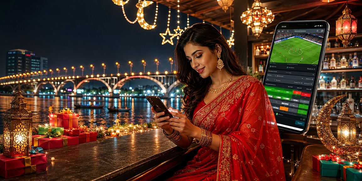 রাজশাহীতে মোবাইলে স্পোর্টস অ্যাপ ব্যবহার করছেন একজন ব্যবহারকারী
